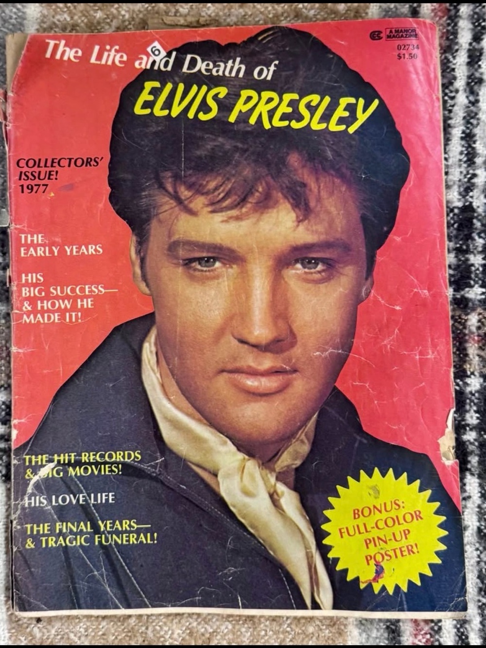 Vintage Elvis Presley Magazine 1977
Collector's Issue